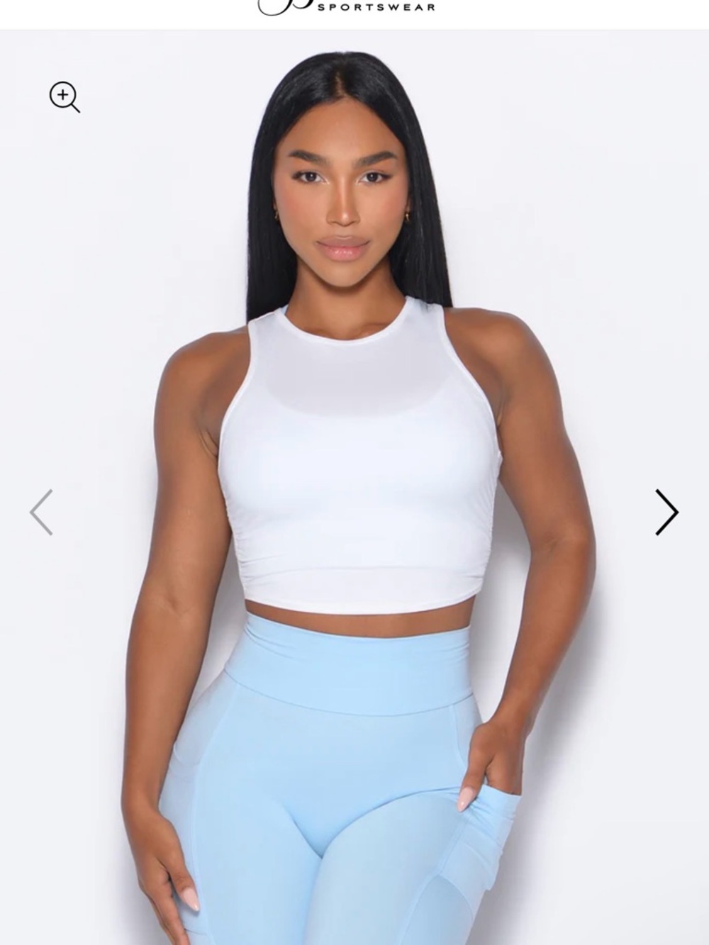 Bombshell Sportswear MUSCLE SCRUNCH TANK, NWT, Small, Sold Out!